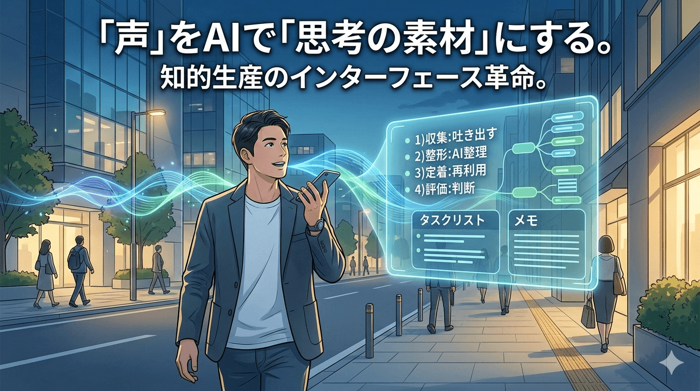 音声入力をデフォルトに寄せる試行(ここ1ヶ月の所感)